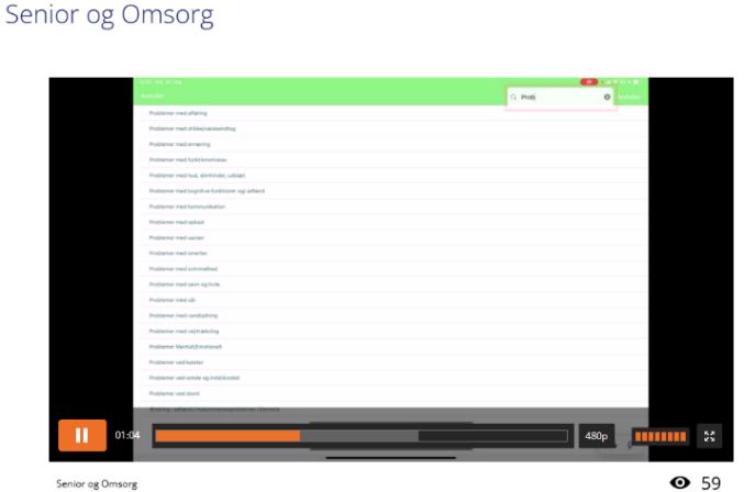 Afspilning af video direkte i browseren